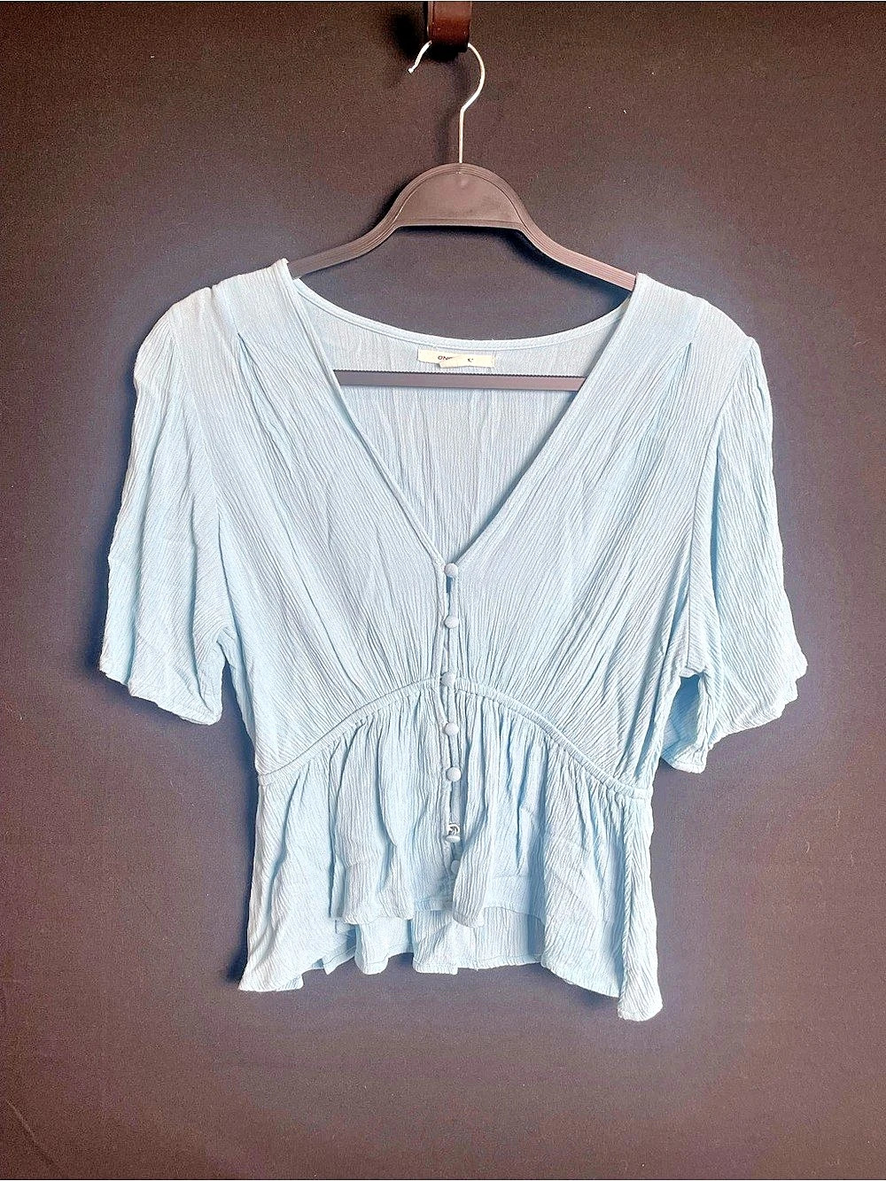 O'Neill Short Sleeve Peplum Blouse